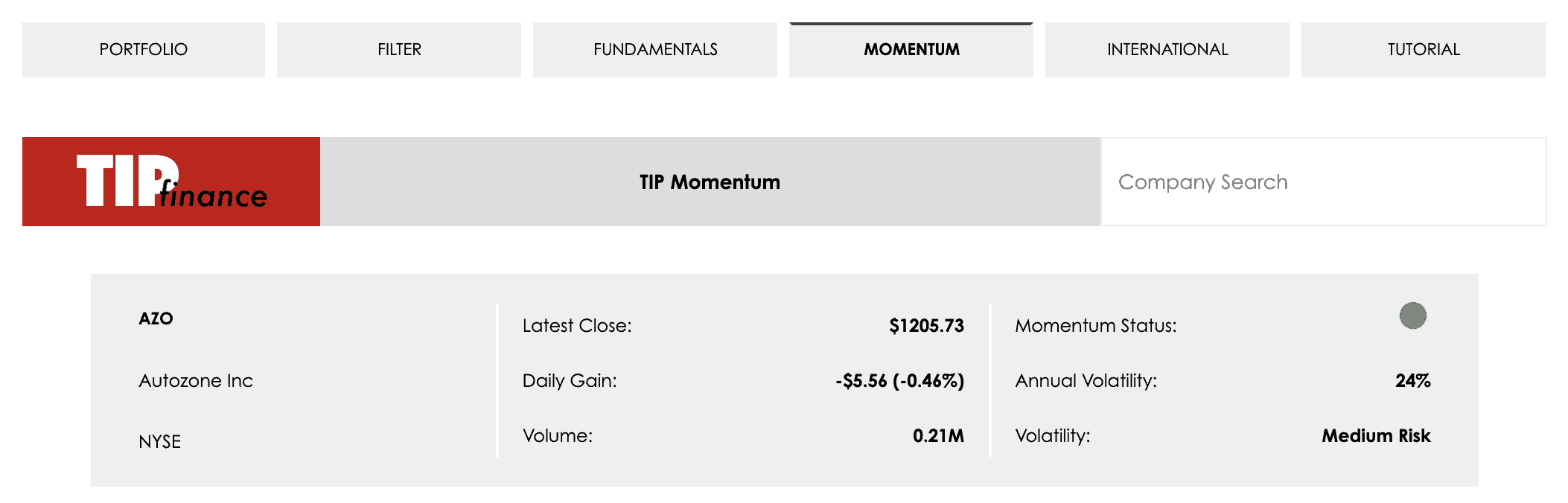 Autozone-tip-finance-filter